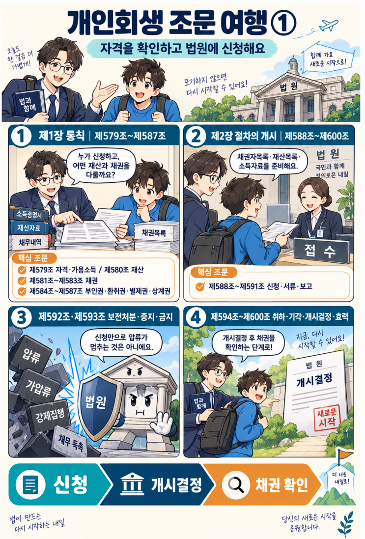 개인회생 조문 여행 만화 1